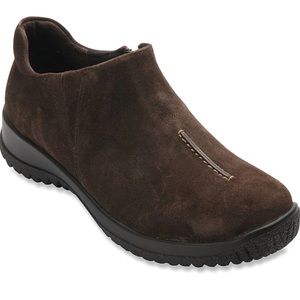 Drew Shoe Women's Haley Casual Booties, Brown Suede,size 8WW